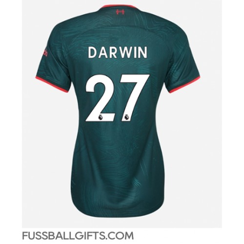 Liverpool Darwin Nunez #27 Fußballbekleidung 3rd trikot Damen 2022-23 Kurzarm